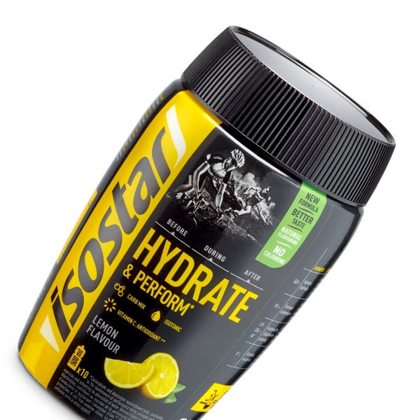 Image of Isostar Hydrate & Perform Lemon 400 g Getränkepulver Gelb, Herren, Größe: 0