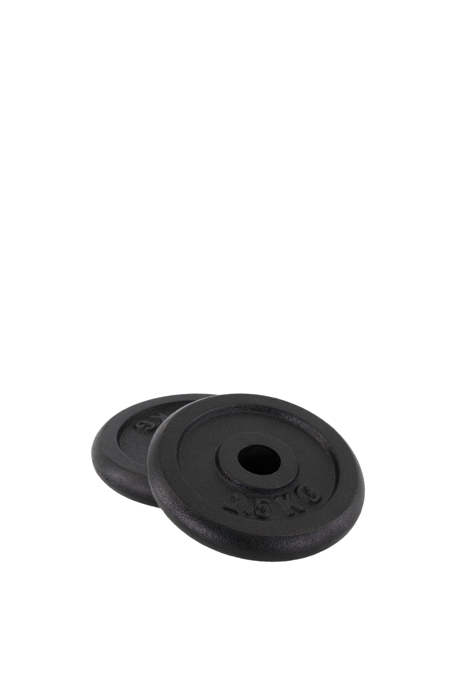 Image of POWERZONE 2 x 2.5 kg Hantelscheibe Schwarz, Herren, Größe: 0
