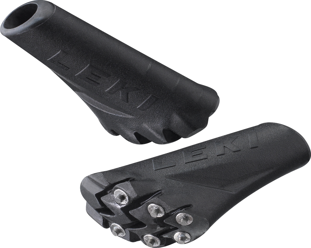 LEKI Silent Spike Gummipuffer Schwarz, Herren, Größe: 0