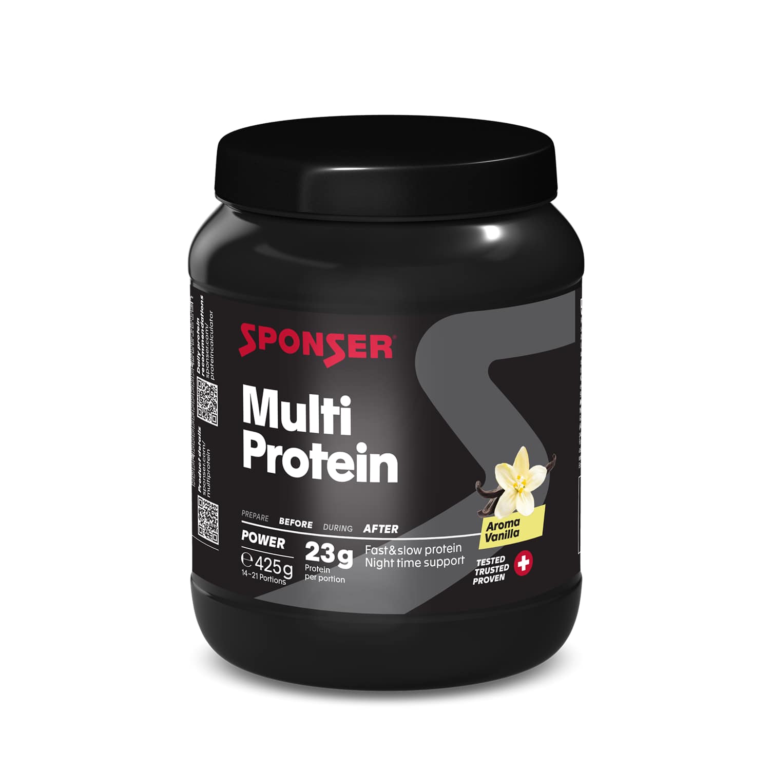 Image of Sponser Multi Protein Vanilla 425 g Proteinpulver Weiss, Herren, Größe: 0