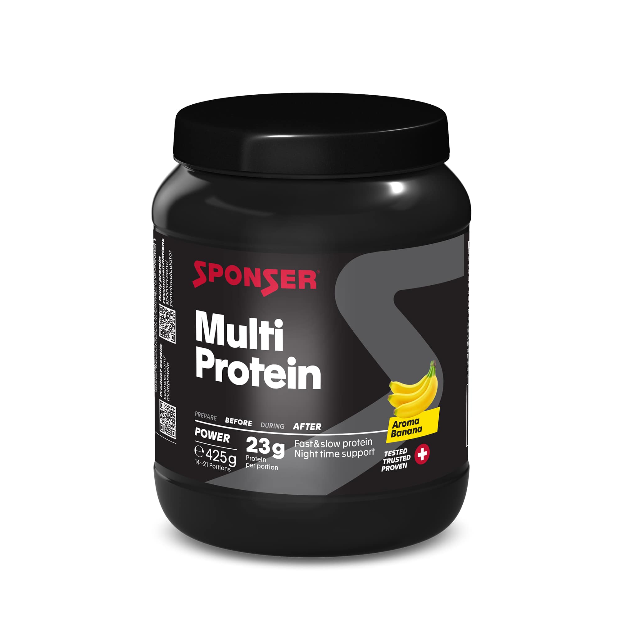 Image of Sponser Multi Protein Banana 425 g Proteinpulver Weiss, Herren, Größe: 0