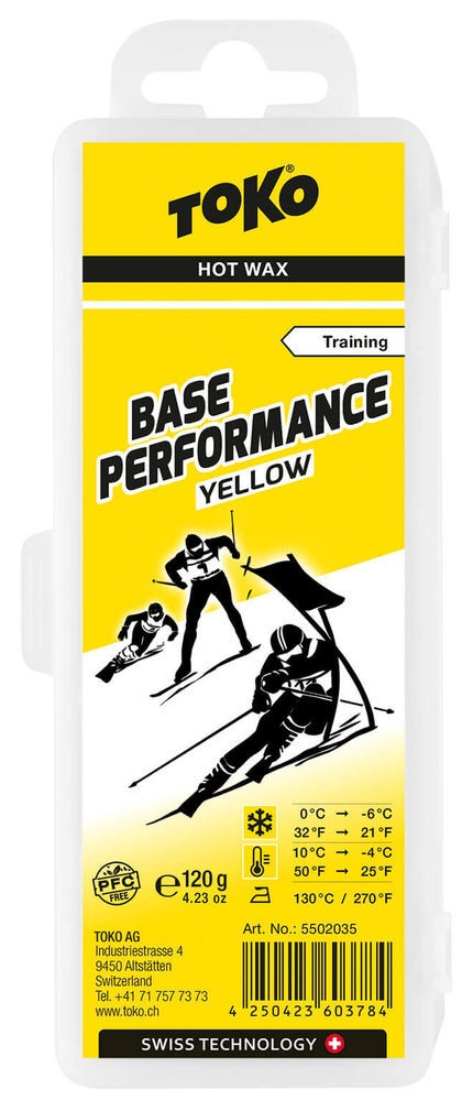 Toko Base Performance Hot yellow Wachs Gelb, Herren, Größe: 0