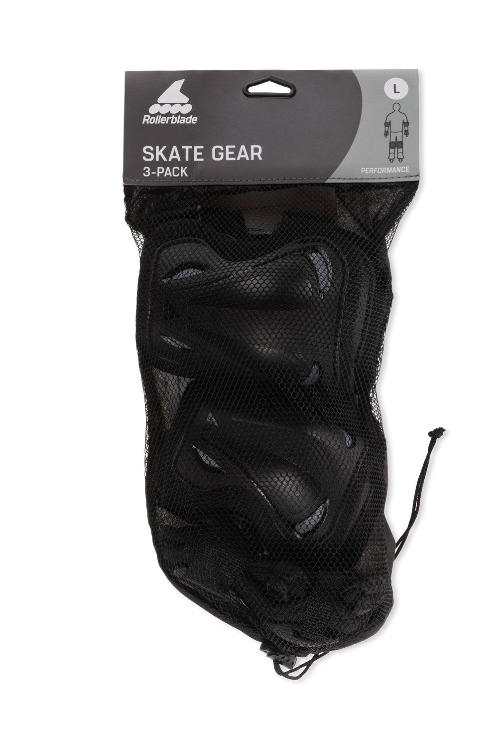 Image of Rollerblade 3-Pack Skate Gear Kinder Schoner Set Schwarz, , Größe: XXXS