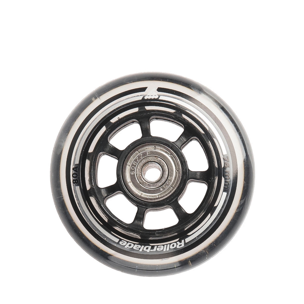 Rollerblade 8-Pack Wheelkit 76mm/80A + SG5 Rollen Weiss, , Größe: 0