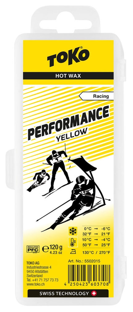 Toko Performance Hot Yellow Wachs Gelb, Herren, Größe: 0
