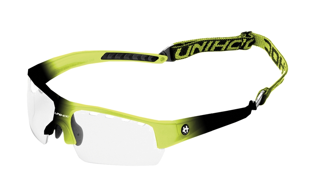 Image of Unihoc Kinder Unihockey Brille Gelb, , Größe: 2