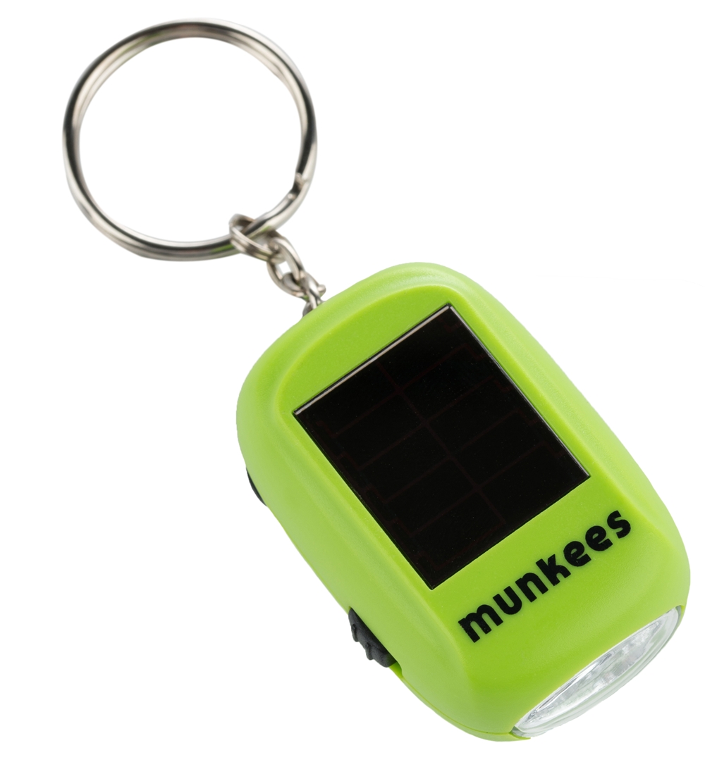 Image of Munkees Mini Solar Dynamo Taschenlampe Grün, Herren, Größe: 0