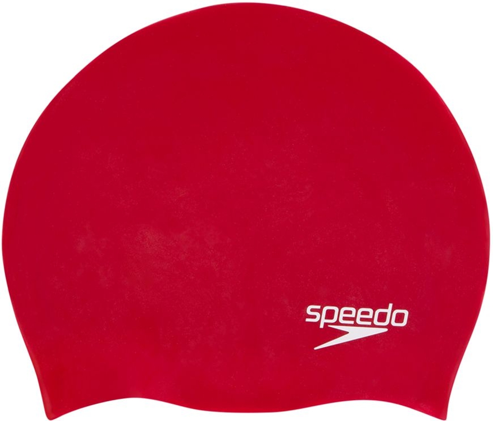 speedo Silikon Kinder Badekappe Rot, , Größe: ONE SIZE
