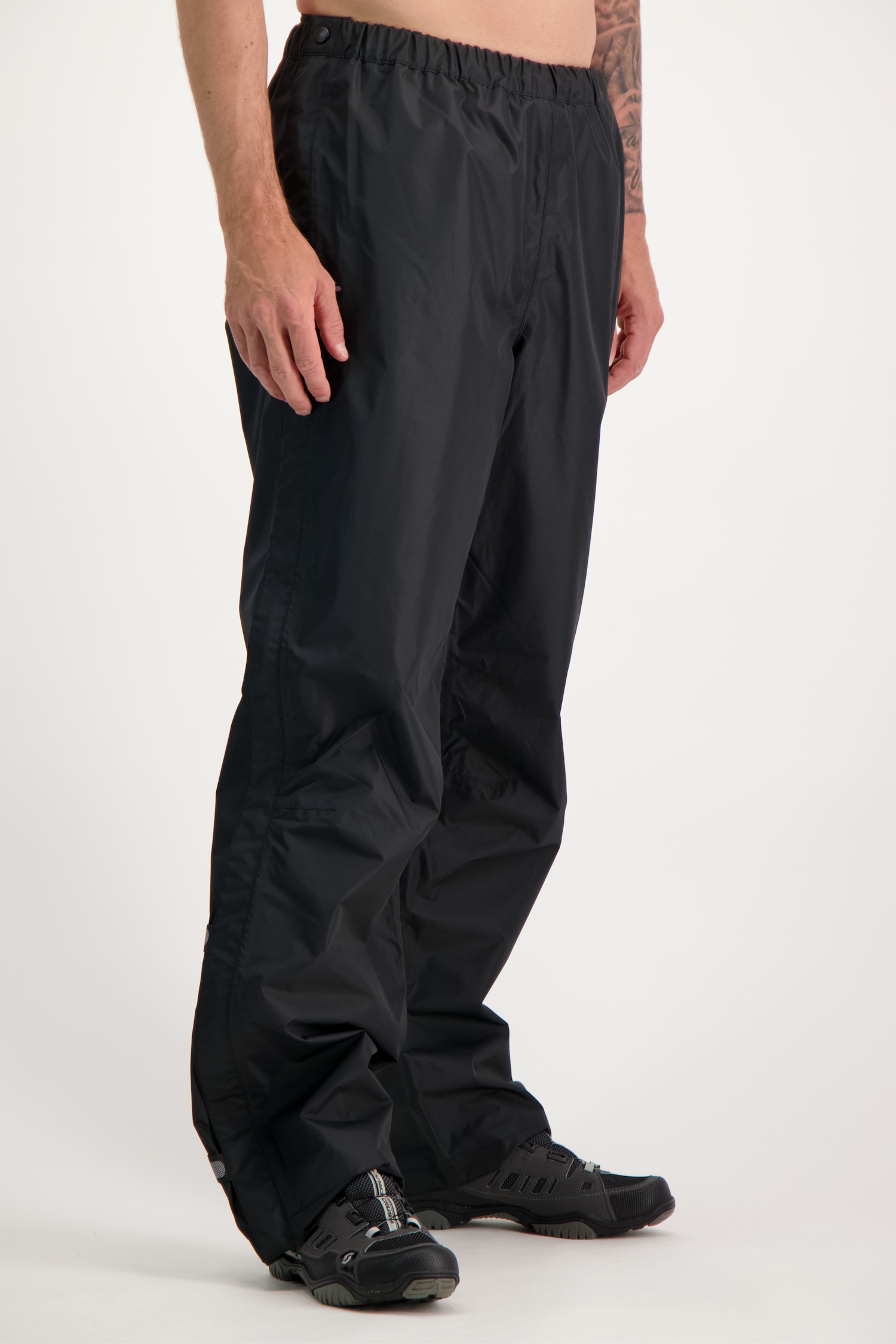 VAUDE Fluid II Full-Zip Herren Regenhose Schwarz, Herren, Größe: L