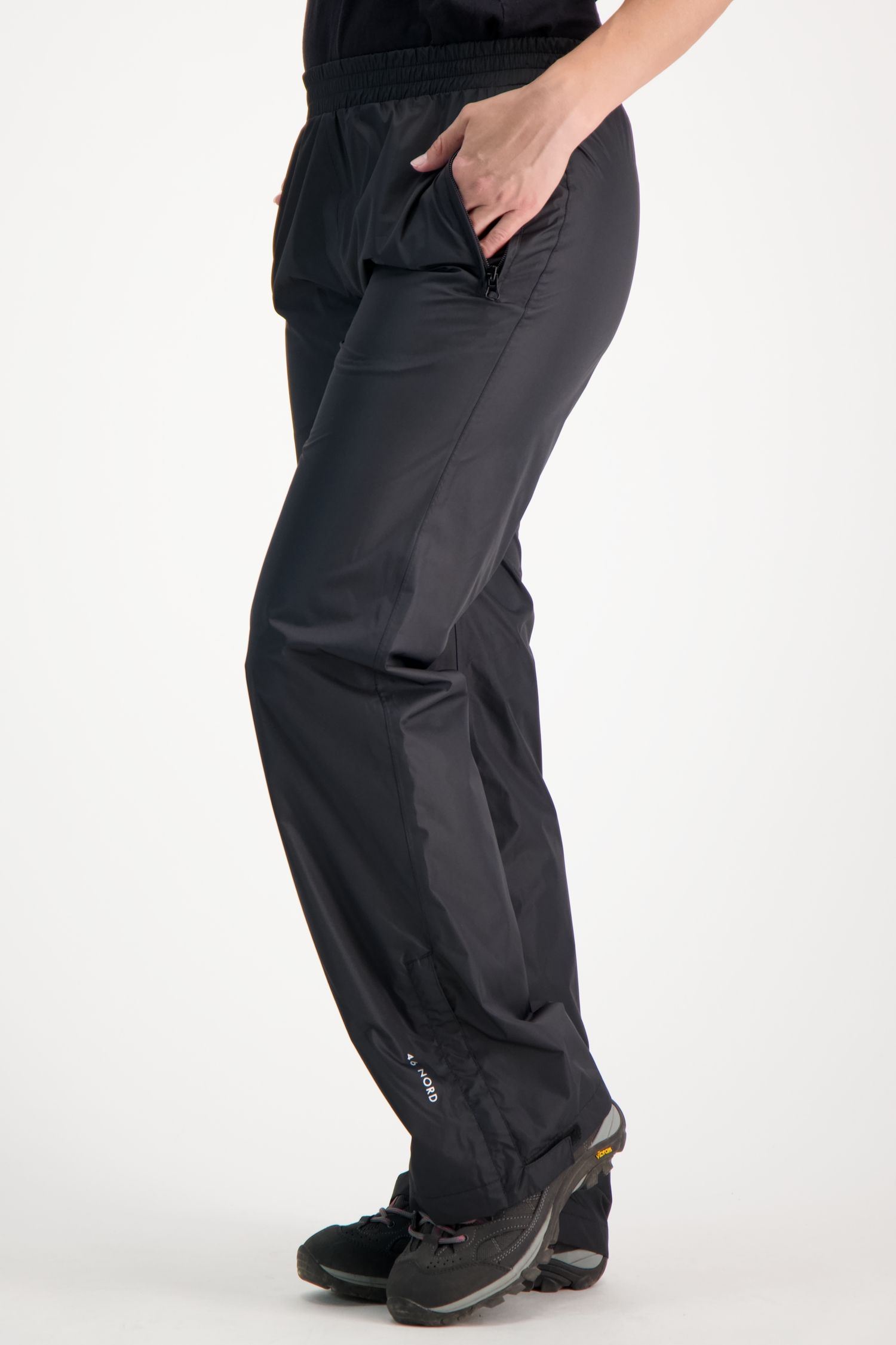 Image of 46 NORD Damen Regenhose Schwarz, Damen, Größe: 42