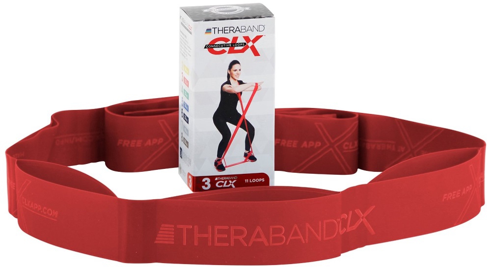 Theraband CLX Medium Schlingentrainer Rot, Herren, Größe: ONE SIZE