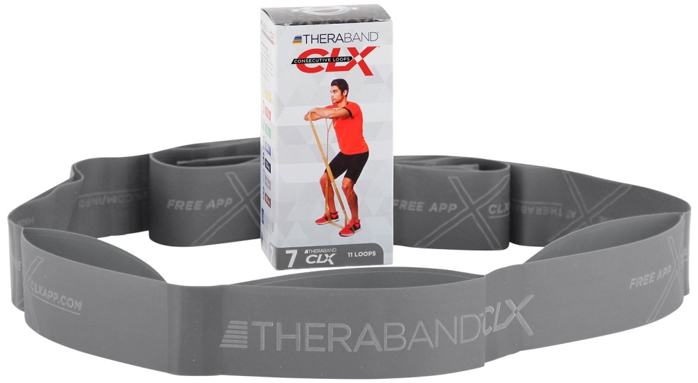 Theraband CLX Super Strong Schlingentrainer Silber, Herren, Größe: ONE SIZE