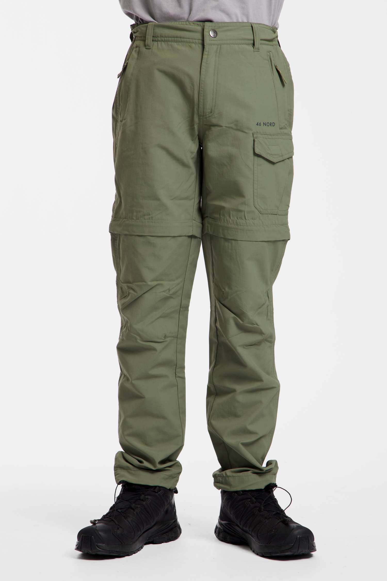 Image of 46 NORD Zip-Off Kinder Wanderhose Braun, , Größe: 140