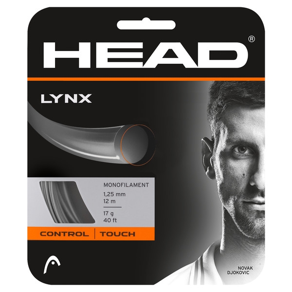 HEAD Lynx 1.25 mm Tennissaite Grau, Herren, Größe: ONE SIZE