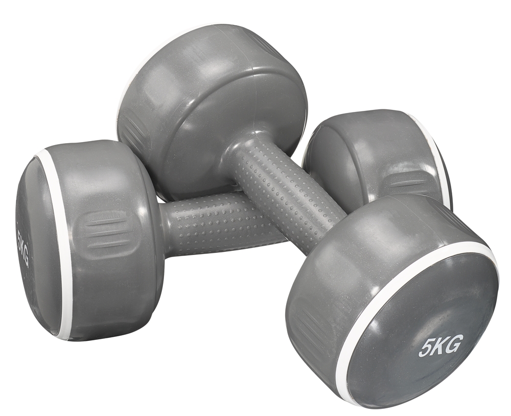 Image of POWERZONE 2 x 5 kg Hantel Grau, Herren, Größe: ONE SIZE