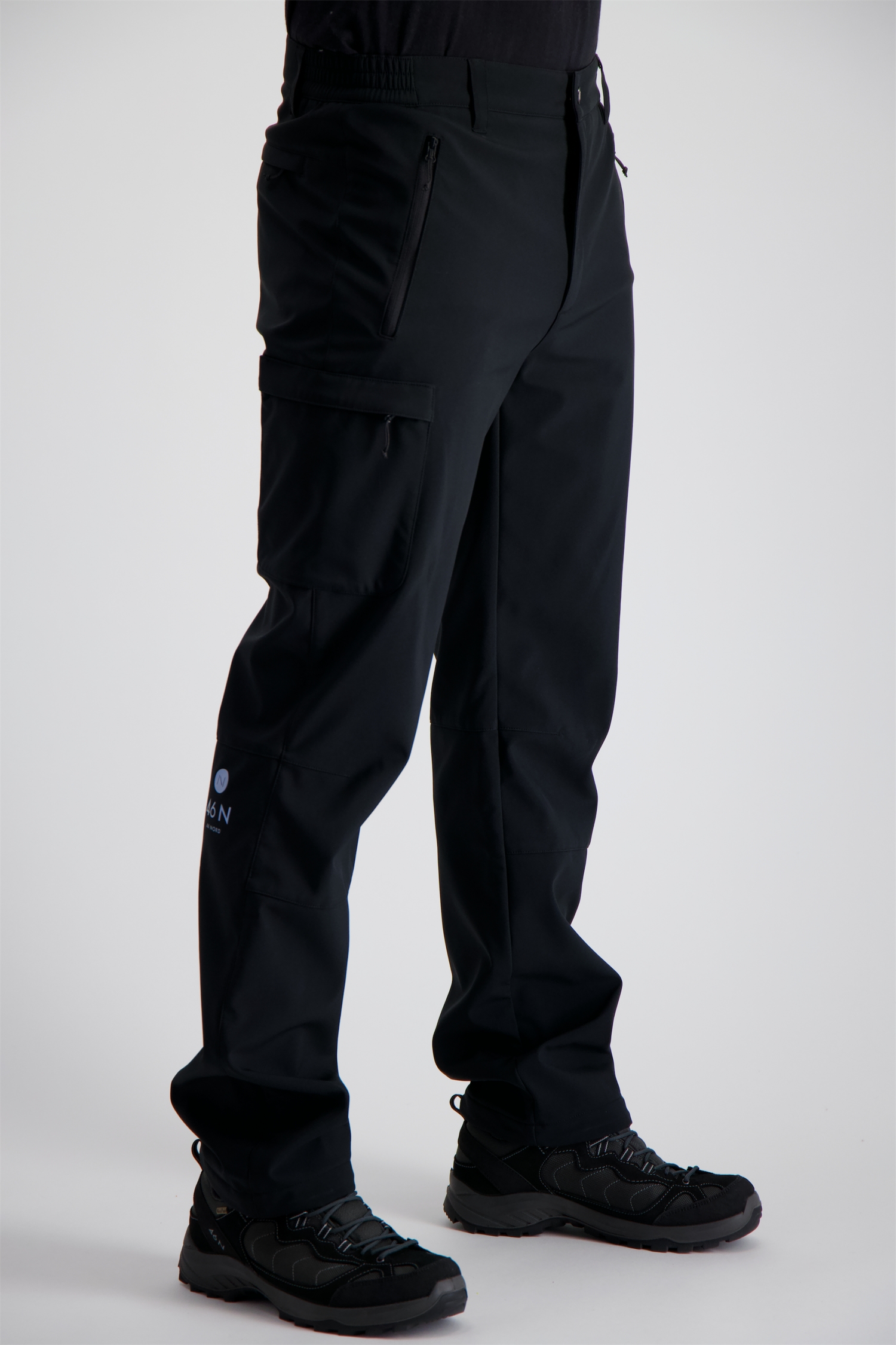 Image of 46 NORD Herren Softshellhose Schwarz, Herren, Größe: 56