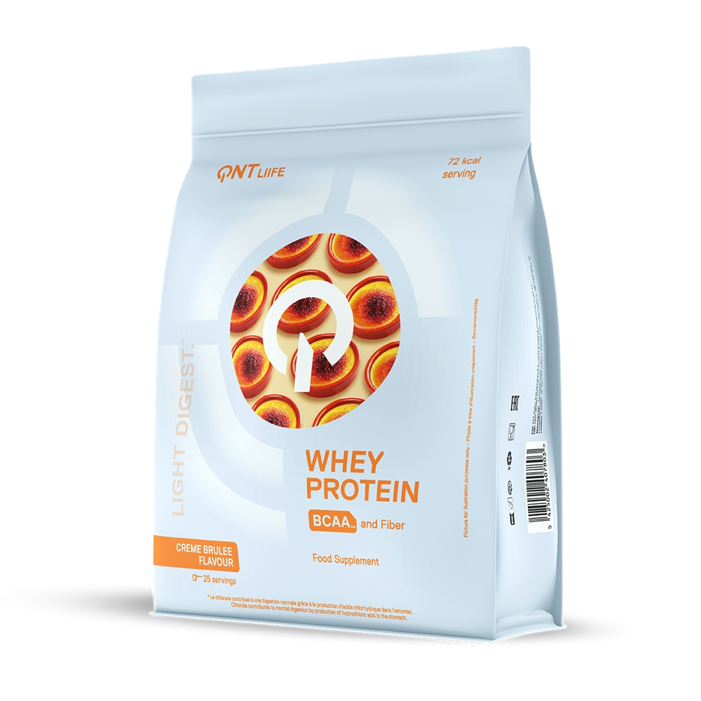 QNT Light Digest Whey Creme brulée 500 g Proteinpulver Weiss, Herren, Größe: 0