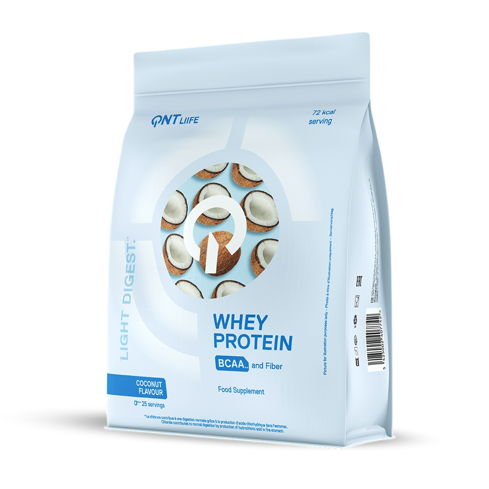 Image of QNT Light Digest Whey Coconut 500 g Proteinpulver Blau, Herren, Größe: 0