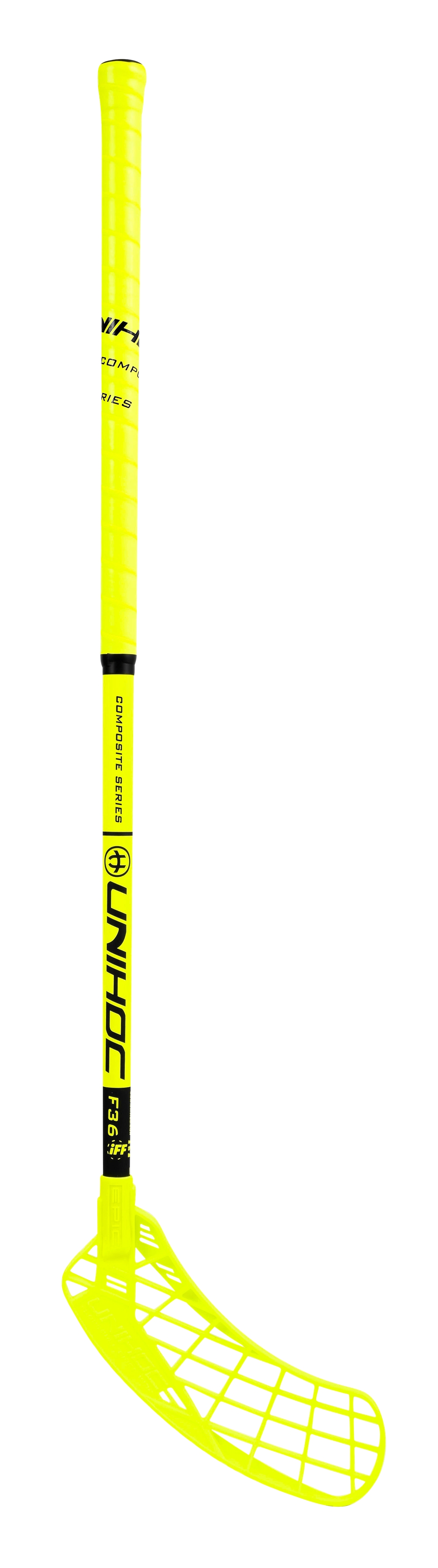 Unihoc Epic Youngster 36 80 cm Kinder Unihockeystock Gelb, , Größe: R