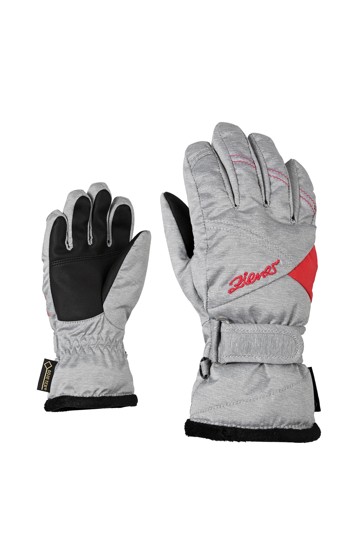 Image of ziener Lara Gore-Tex® Mädchen Skihandschuh Silber, , Größe: 4 1/2