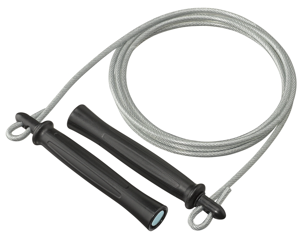 POWERZONE Springseil Schwarz, , Größe: ONE SIZE