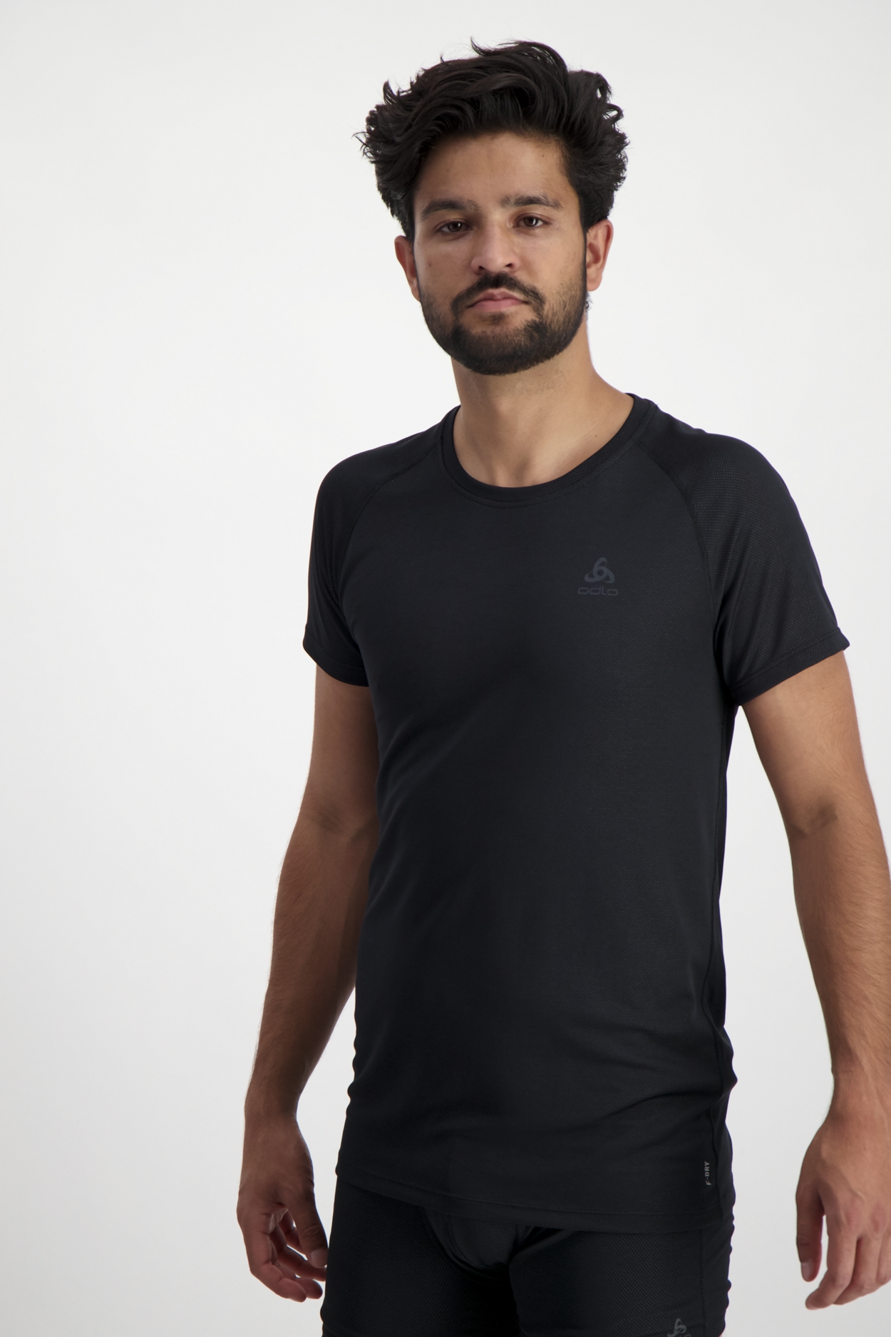 Image of Odlo Active F-Dry Light ECO Herren Thermoshirt Schwarz, Herren, Größe: XXL