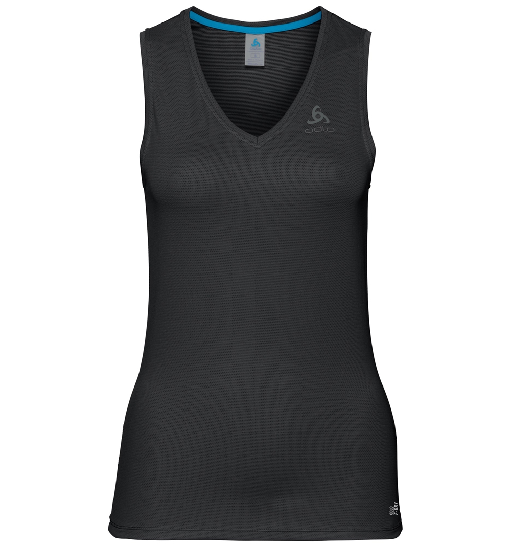 Image of Odlo Active F-Dry Light ECO Damen Thermoshirt Schwarz, Damen, Größe: XL