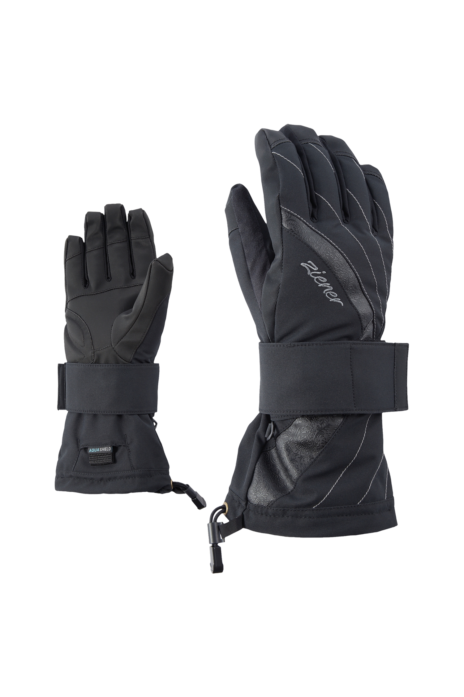 Image of ziener Milana AS® Damen Snowboardhandschuh Schwarz, Damen, Größe: 6 1/2