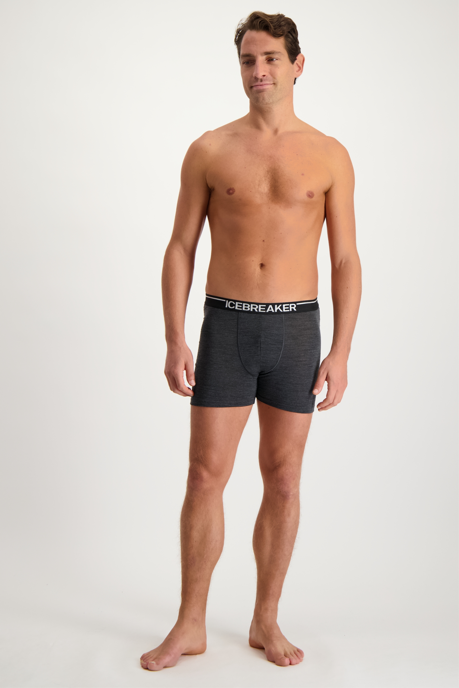Image of icebreaker Merino 150 Anatomica Herren Boxershort Grau, Herren, Größe: S