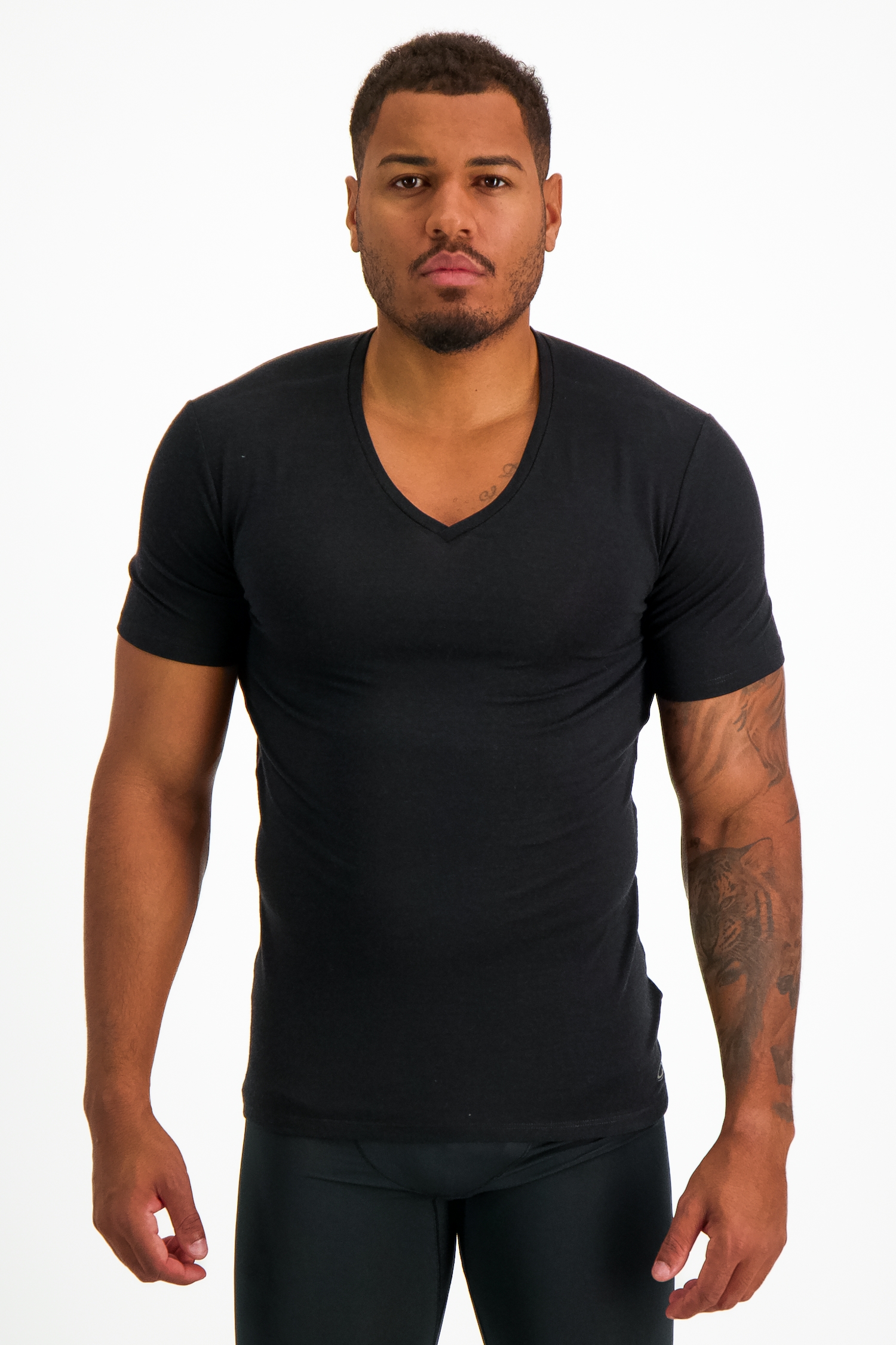 Image of icebreaker Merino 150 Anatomica Herren Thermoshirt Schwarz, Herren, Größe: XL