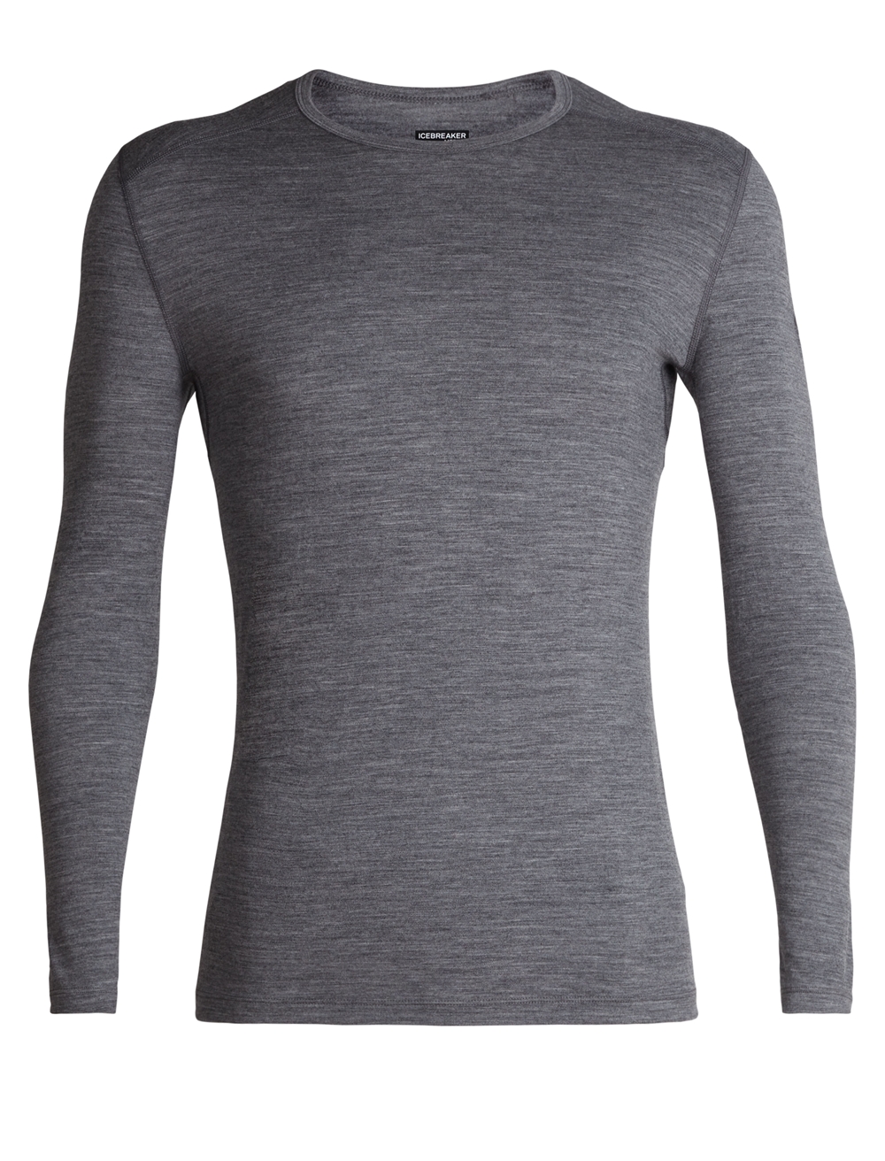 Image of icebreaker Merino 200 Oasis Herren Thermo Longsleeve Grau, Herren, Größe: L