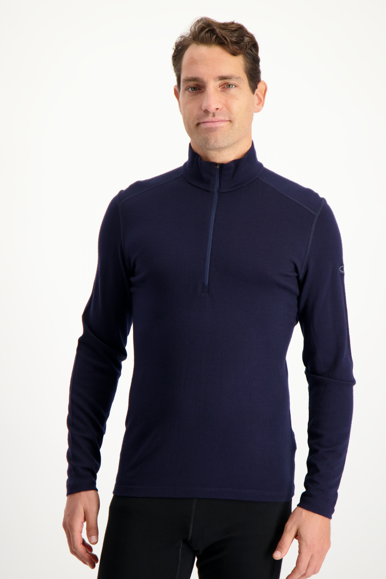 Image of icebreaker Merino 260 Tech Herren Thermo Longsleeve Blau, Herren, Größe: XXL