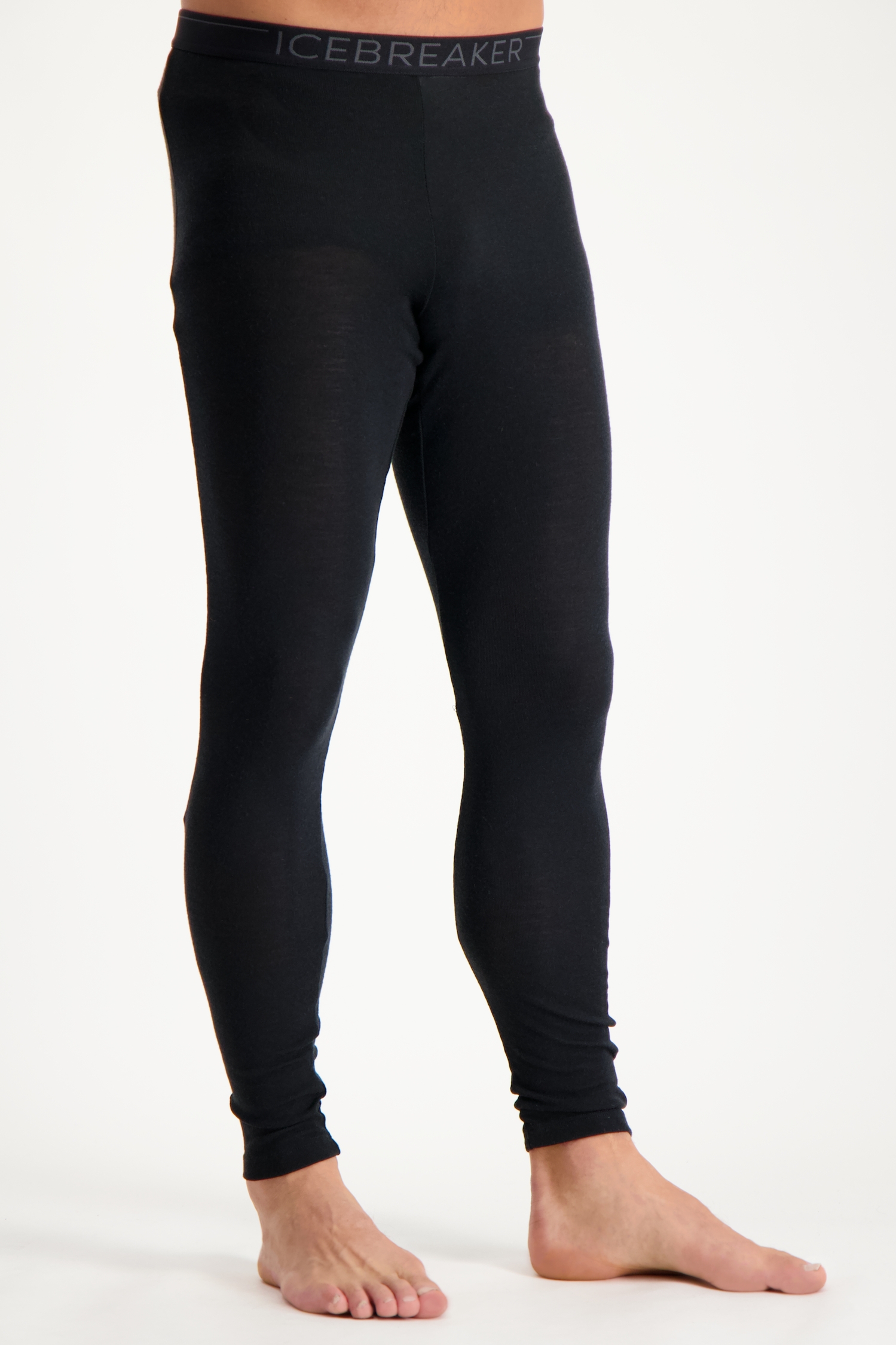 Image of icebreaker Merino 175 Everyday Herren Thermohose Schwarz, Herren, Größe: L