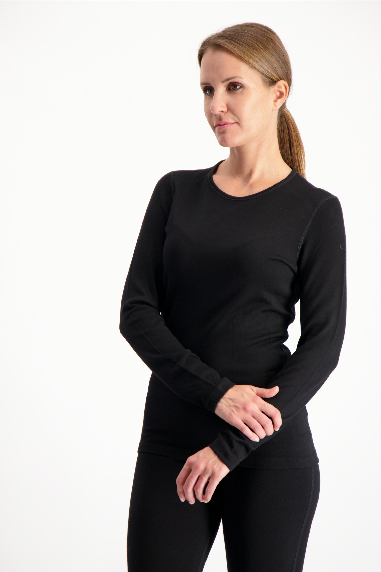 Image of icebreaker Merino 260 Tech Damen Thermo Longsleeve Schwarz, Damen, Größe: M