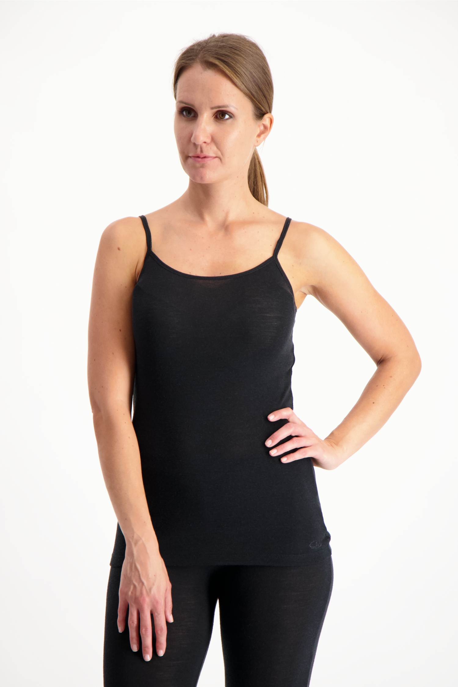 Image of icebreaker Merino 175 Everyday Cami Damen Thermoshirt Schwarz, Damen, Größe: L