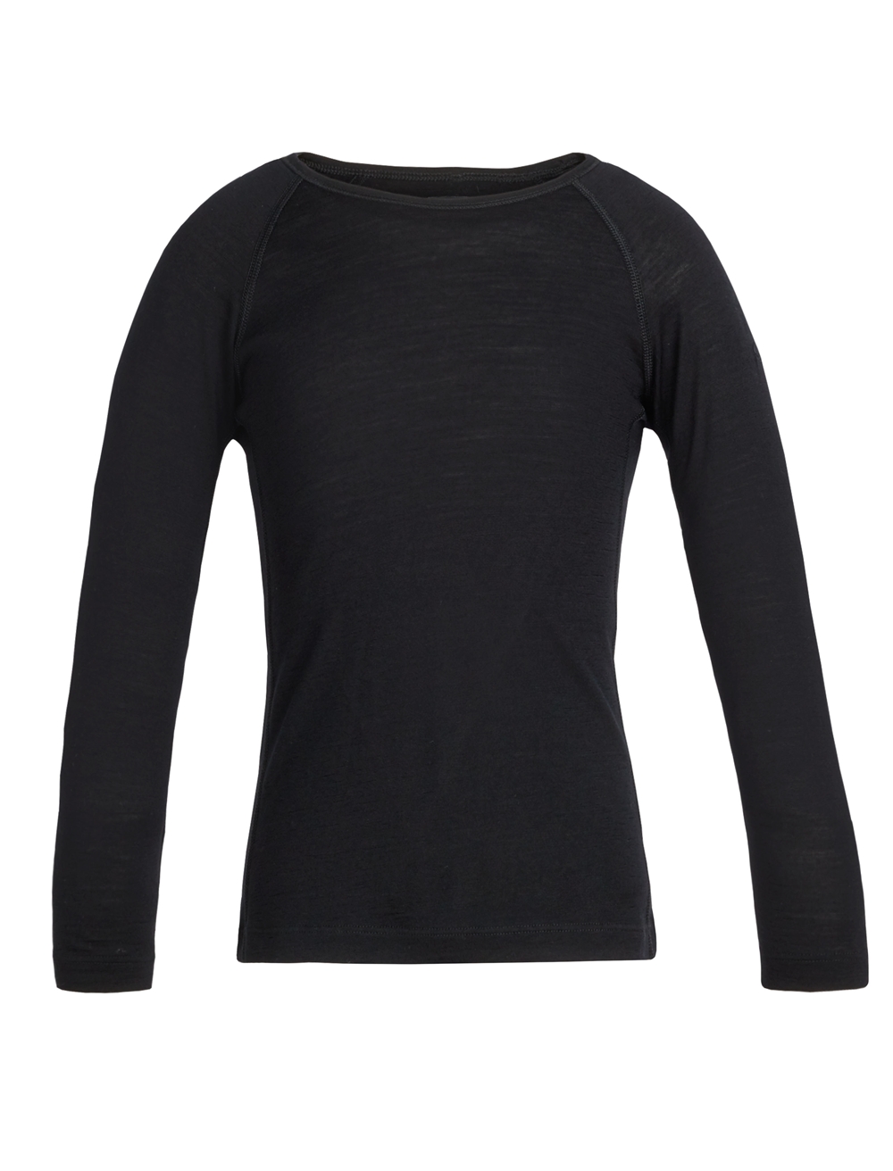 icebreaker Merino 200 Oasis Kinder Thermo Longsleeve Schwarz, , Größe: 8