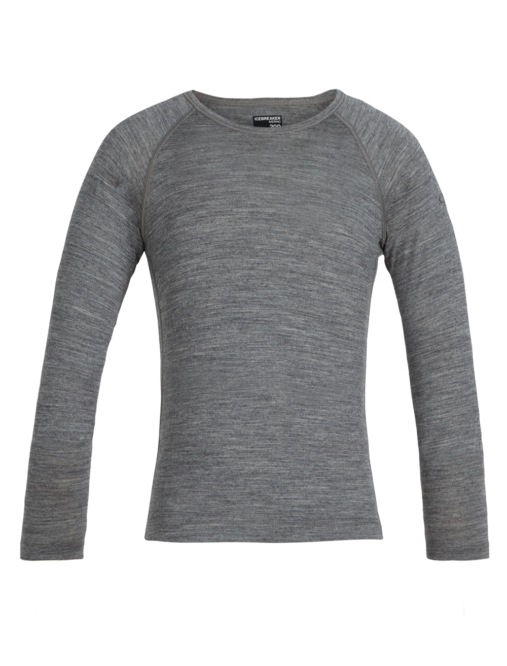 Image of icebreaker Merino 200 Oasis Kinder Thermo Longsleeve Grau, , Größe: 10