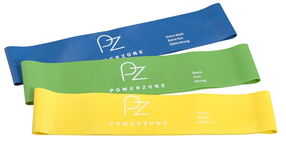 Image of POWERZONE 3-Pack Fitnessband Blau, Herren, Größe: 0