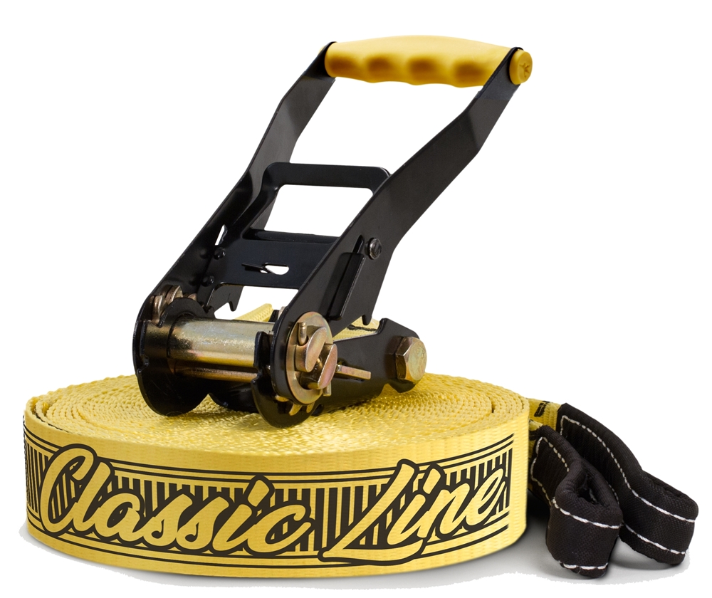 Image of Gibbon Classicline XL Slackline + Baumschutz Gelb, Herren, Größe: 0