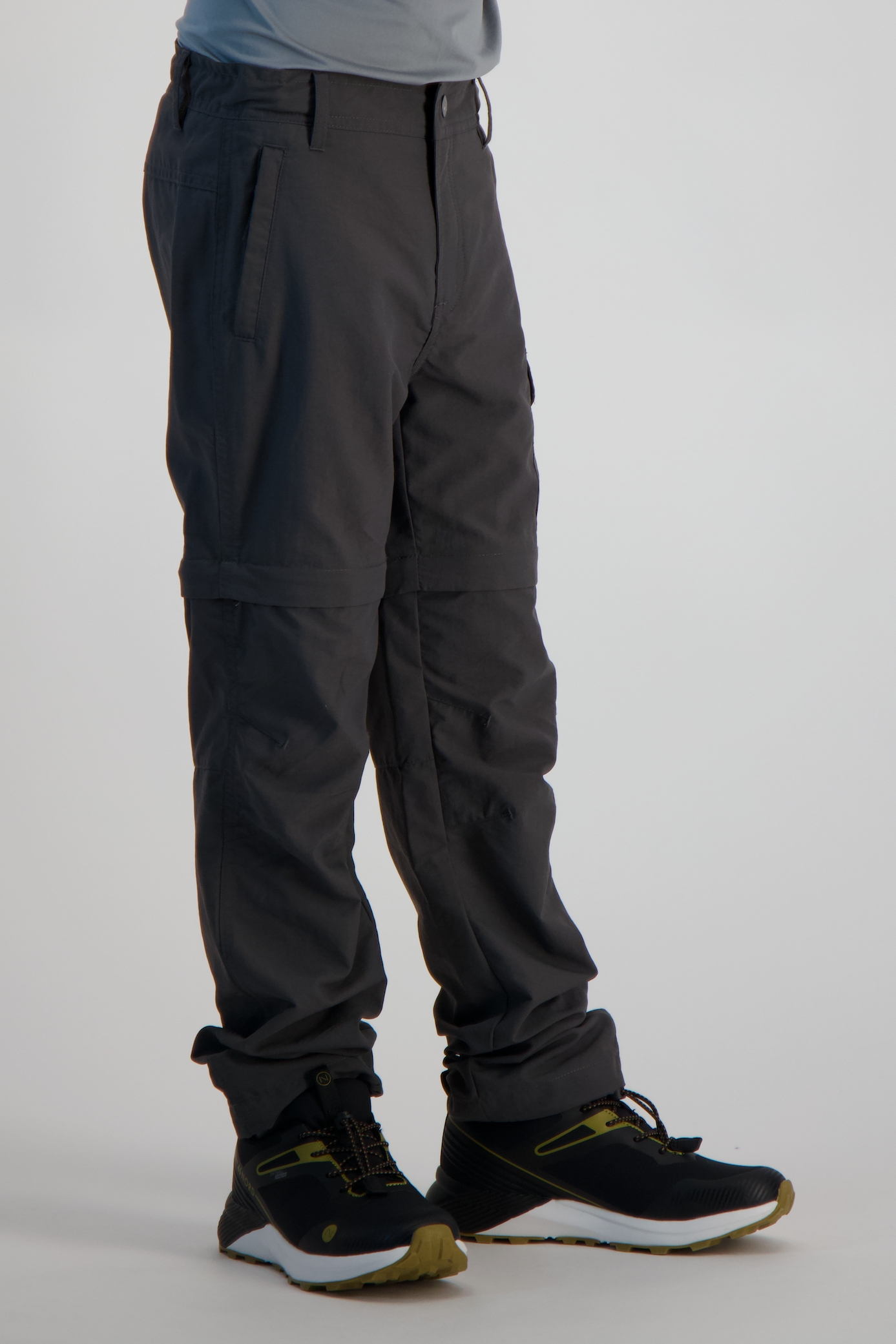 Image of 46 NORD Zip-Off Kinder Wanderhose Grau, , Größe: 152
