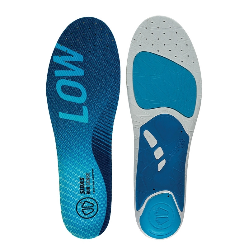 Sidas Run 3 Feet Sense Low 37-38 Einlegesohle Blau, Herren, Größe: S
