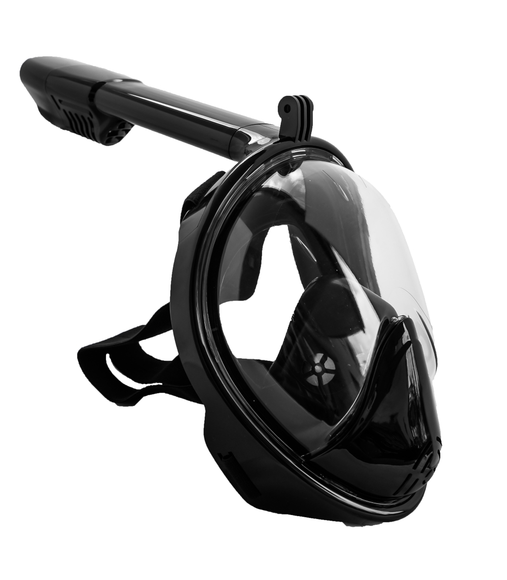 MINT LAMA Freebreath S/M Schnorchel Maske Schwarz, Herren, Größe: ONE SIZE