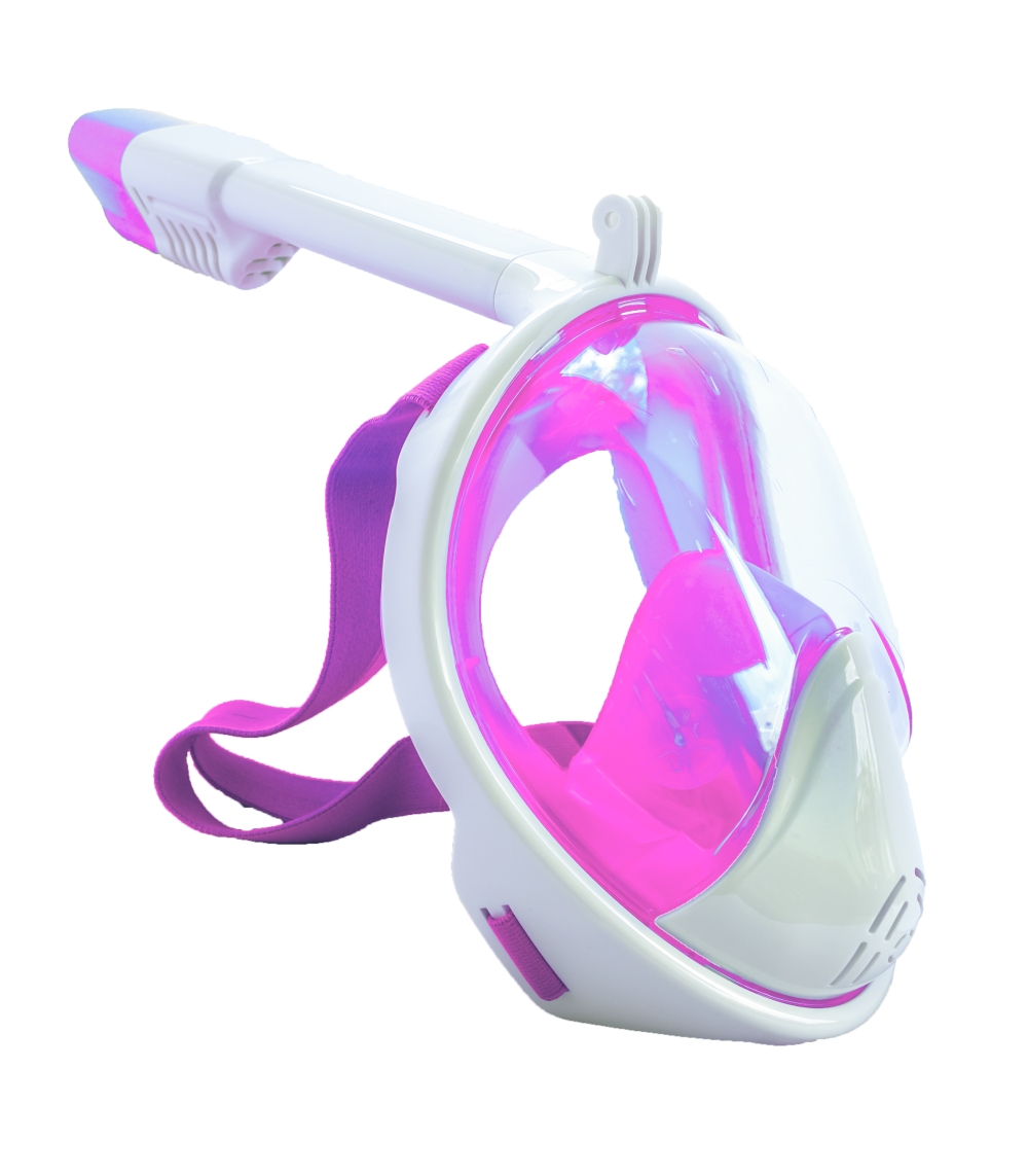 MINT LAMA Freebreath S/M Schnorchel Maske Rosa, Herren, Größe: ONE SIZE