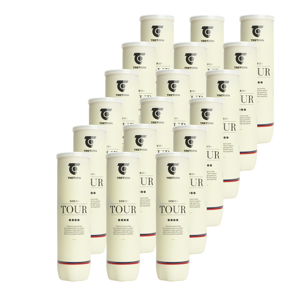 Image of Tretorn 18-Pack Serie+ Tennisball Gelb, Herren, Größe: ONE SIZE