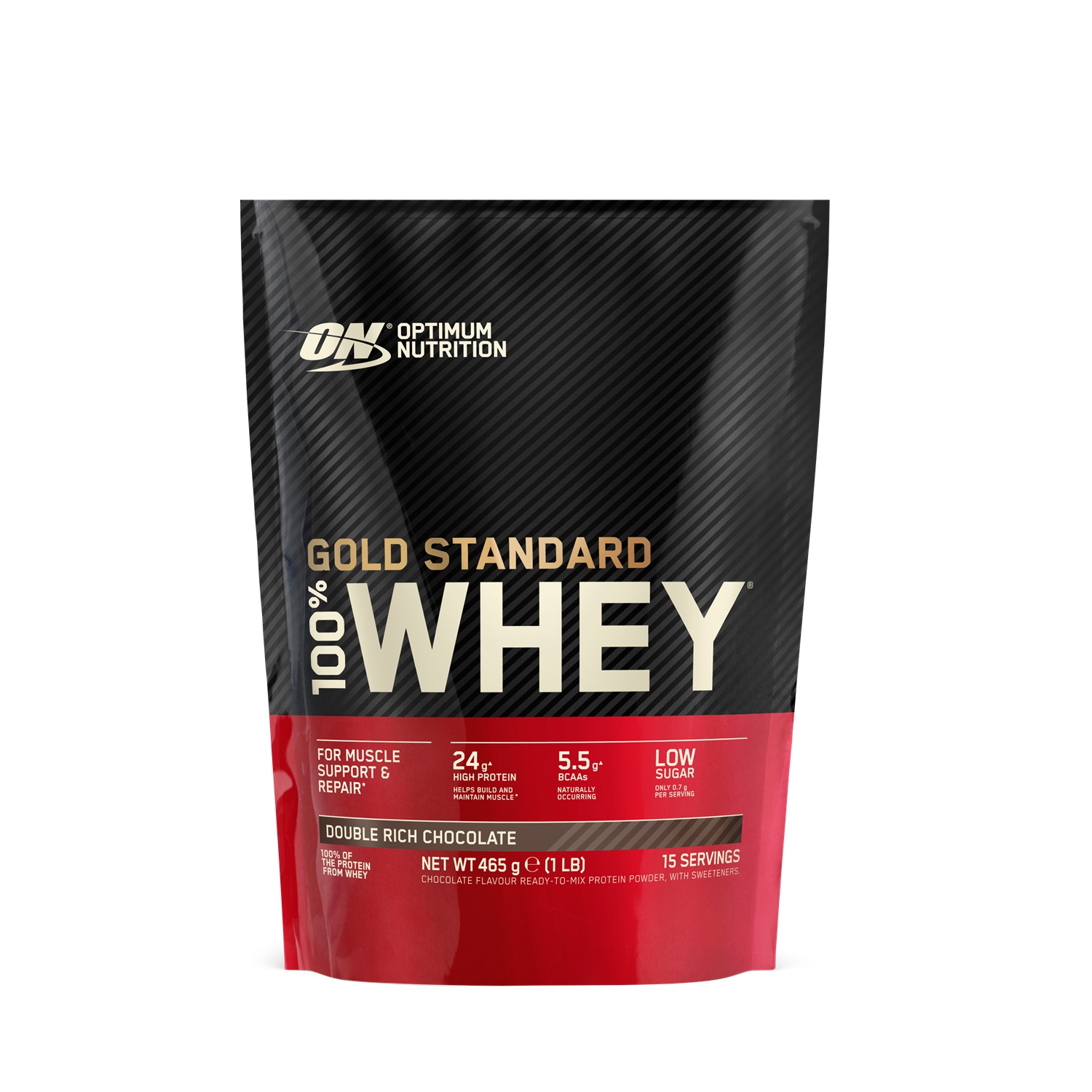 Optimum NutritionOatsnack Whey Gold Standard Double Rich Chocolate 465 g Proteinpulver Schwarz, Herren, Größe: 0