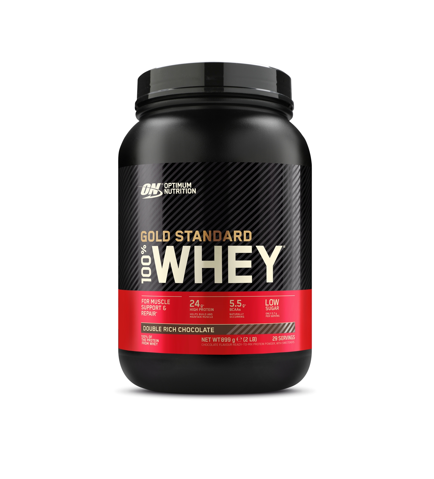 Optimum NutritionOatsnack Whey Gold Standard Double Rich Chocolate 899 g Proteinpulver Schwarz, Herren, Größe: 0