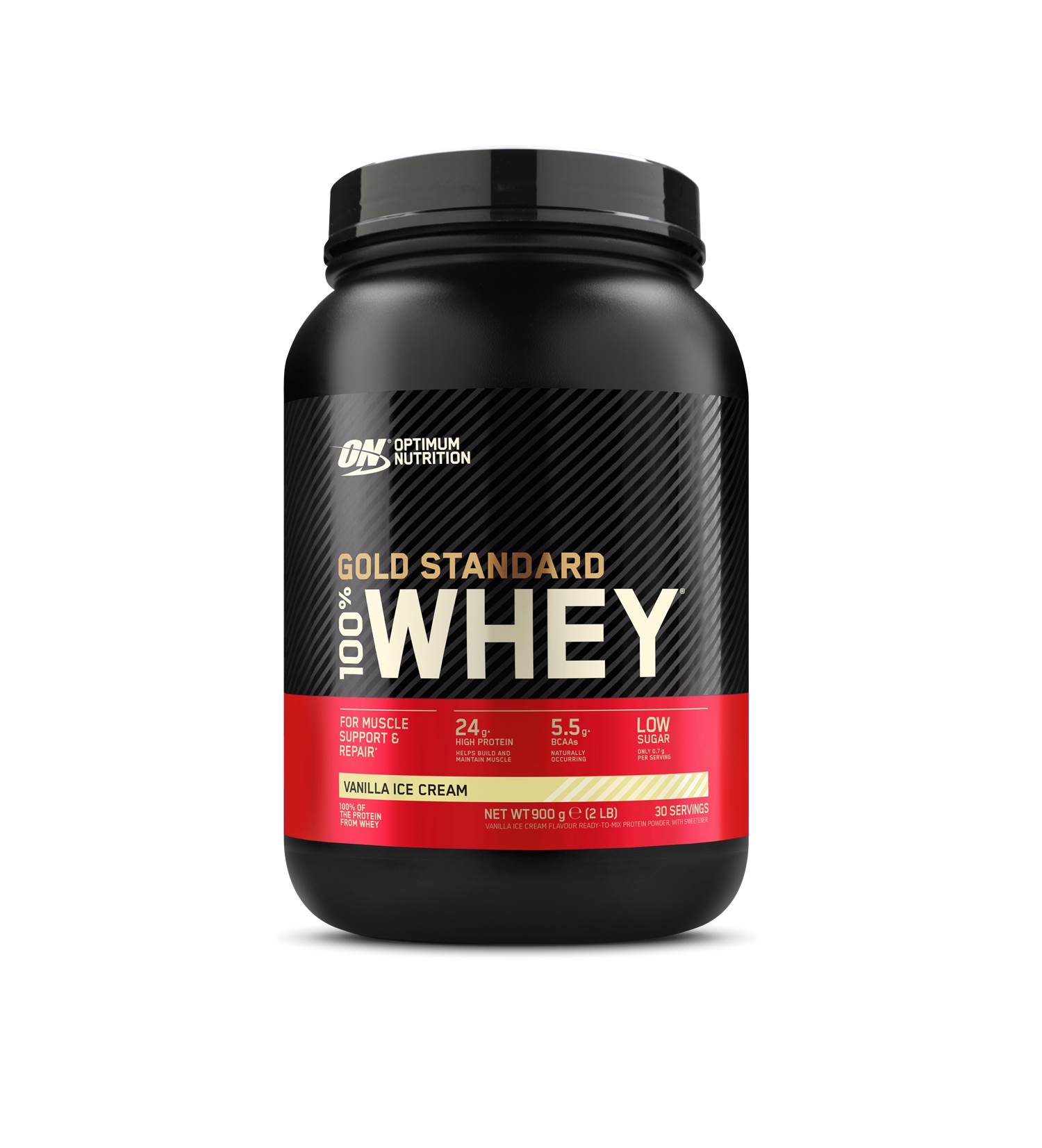 Image of Optimum NutritionOatsnack Whey Gold Standard Vanilla Ice Cream 900 g Proteinpulver Schwarz, Herren, Größe: 0