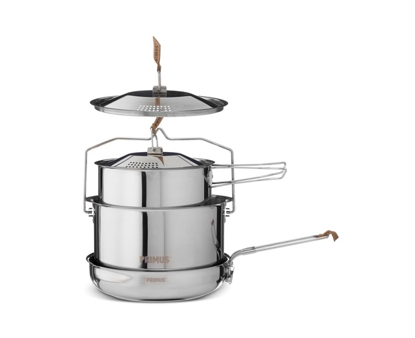 Primus CampFire S.S. Large Kochset Silber, Herren, Größe: ONE SIZE
