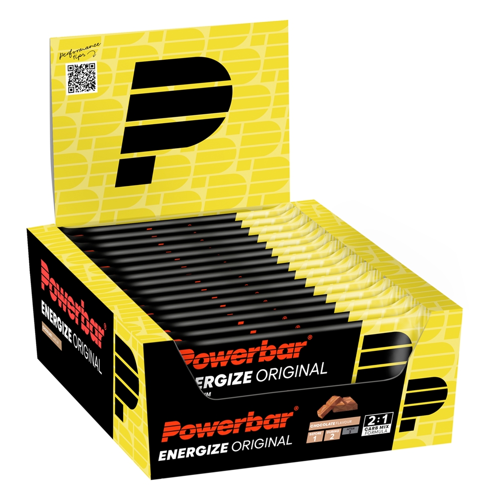 Image of Powerbar Energize Original Chocolate 15 x 55 g Sportriegel Grau, Herren, Größe: 0