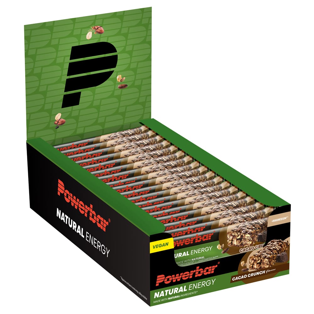 Image of Powerbar Natural Energy Cereal Cacao Crunch 18 x 40 g Sportriegel Grün, Herren, Größe: 0